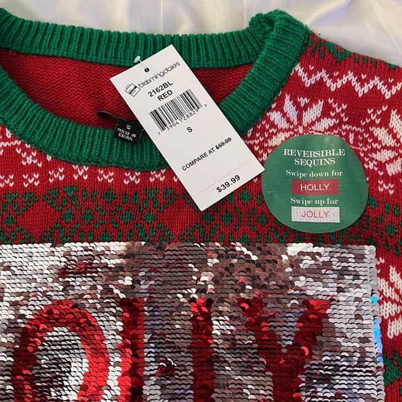 New with tags reversible ugly Christmas sweater - Picture 3 of 3